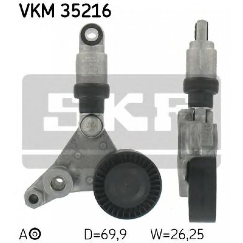 VKM 35216 SKF Натягувач поліклинового ременя